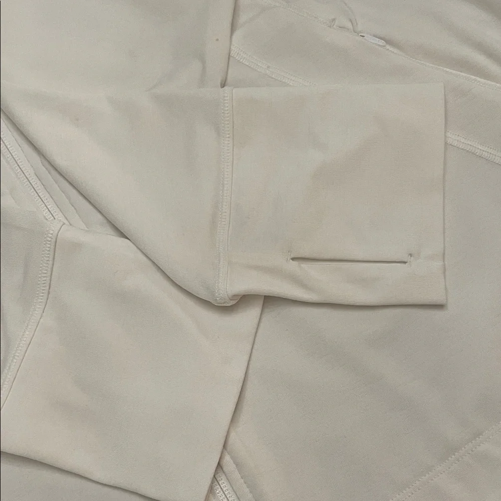 White Full-Zip Athleta jacket - Picture 4 of 5